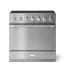 AGA Mercury Series 36 Inch Wide 4.9 Cu. Ft. Slide In Induction Range with True European Convection Stainless Steel